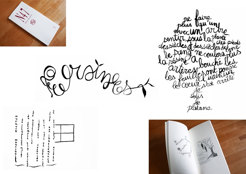 parutions de poésies réalisées au pinceau - calligrammes.
parution : revue de poésie angevine N47 - n°31 décembre 2017.